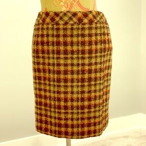 Brown Wool Skirt